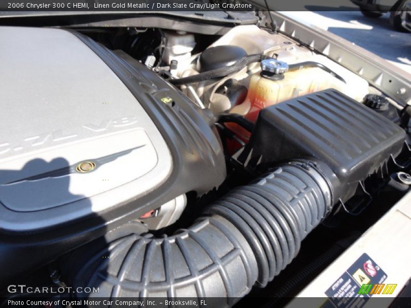 Linen Gold Metallic / Dark Slate Gray/Light Graystone 2006 Chrysler 300 C HEMI