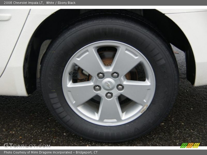 White / Ebony Black 2008 Chevrolet Impala LT