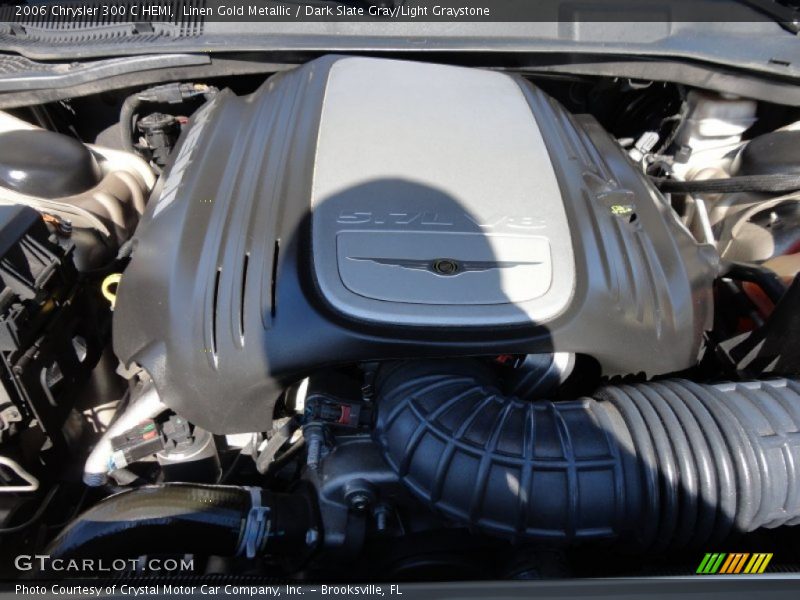 Linen Gold Metallic / Dark Slate Gray/Light Graystone 2006 Chrysler 300 C HEMI