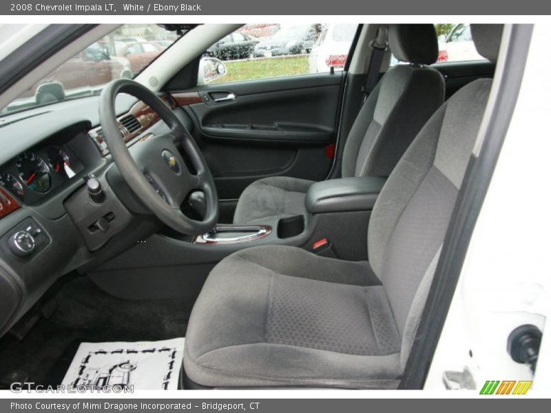 White / Ebony Black 2008 Chevrolet Impala LT