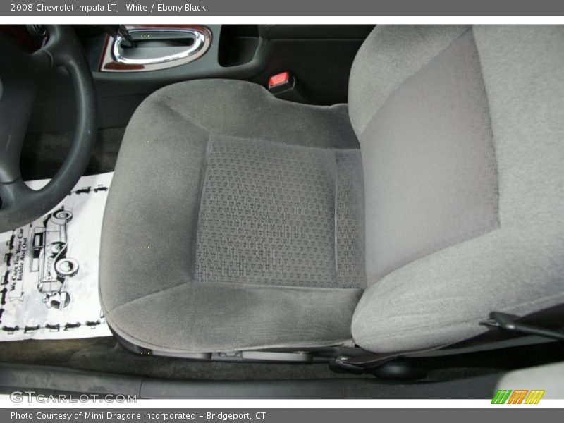 White / Ebony Black 2008 Chevrolet Impala LT