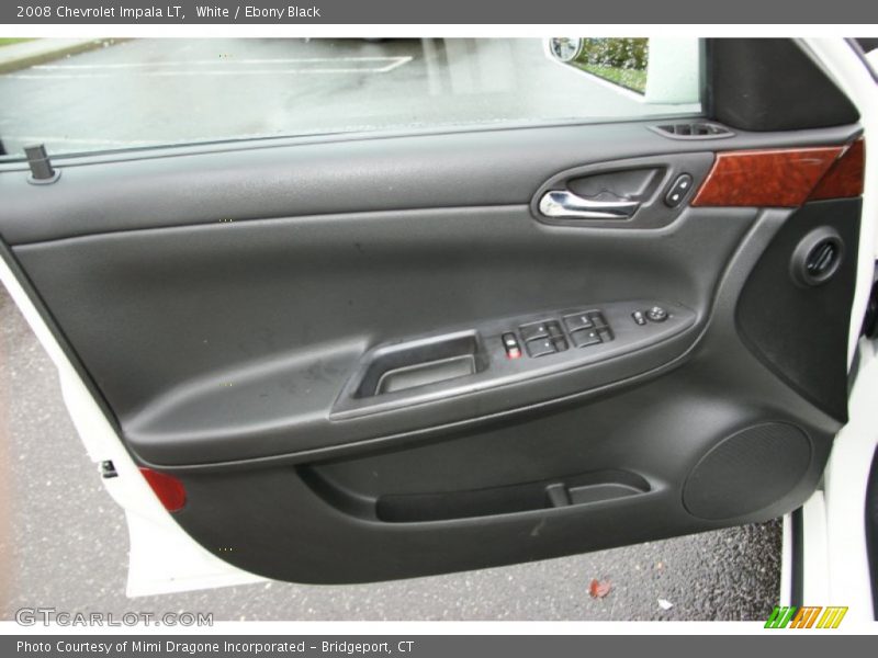 White / Ebony Black 2008 Chevrolet Impala LT