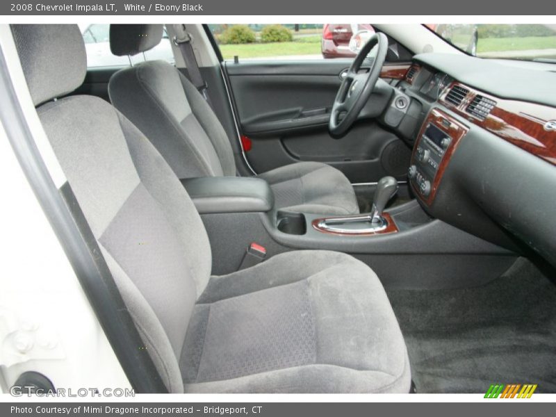 White / Ebony Black 2008 Chevrolet Impala LT