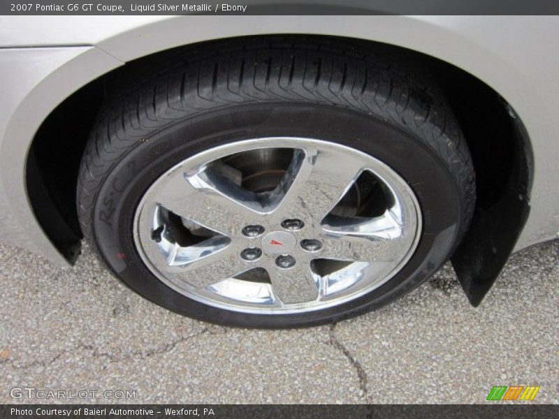Liquid Silver Metallic / Ebony 2007 Pontiac G6 GT Coupe