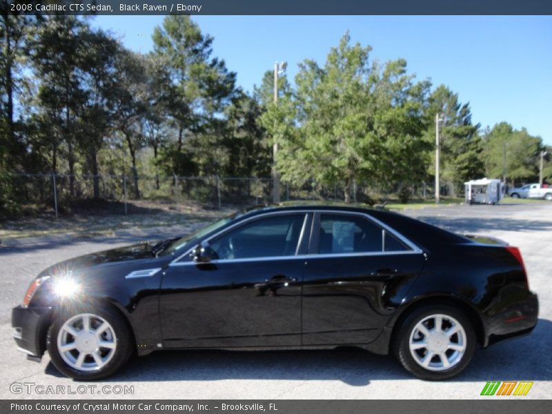 Black Raven / Ebony 2008 Cadillac CTS Sedan
