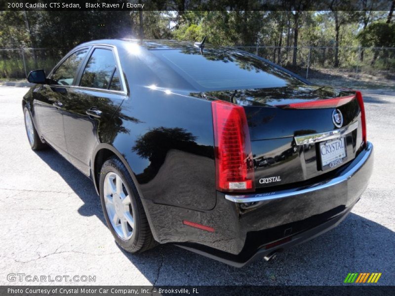 Black Raven / Ebony 2008 Cadillac CTS Sedan