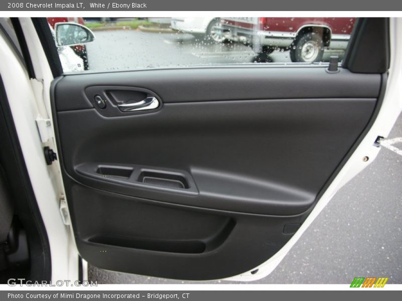 White / Ebony Black 2008 Chevrolet Impala LT