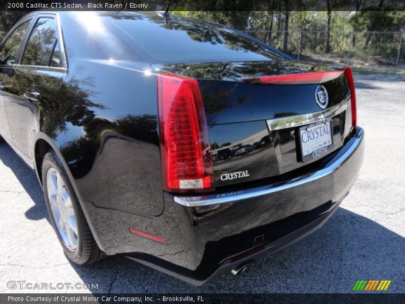 Black Raven / Ebony 2008 Cadillac CTS Sedan
