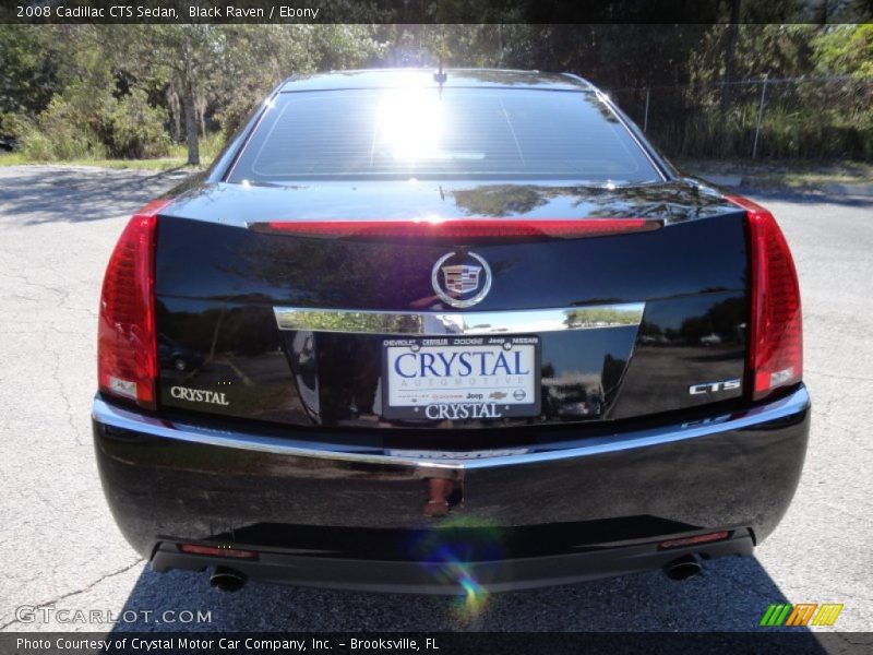 Black Raven / Ebony 2008 Cadillac CTS Sedan