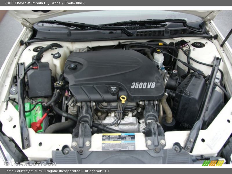 White / Ebony Black 2008 Chevrolet Impala LT