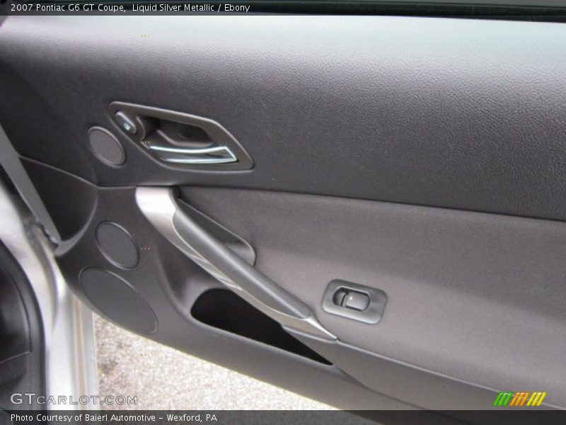 Liquid Silver Metallic / Ebony 2007 Pontiac G6 GT Coupe