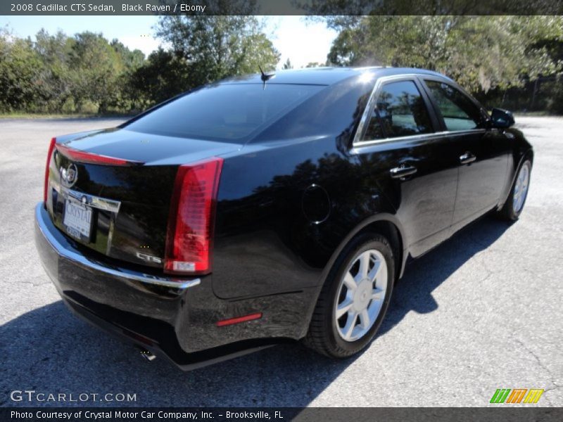 Black Raven / Ebony 2008 Cadillac CTS Sedan