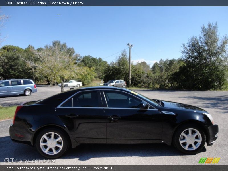 Black Raven / Ebony 2008 Cadillac CTS Sedan