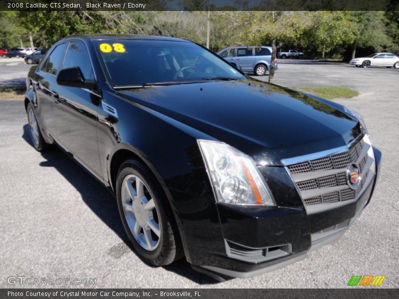 Black Raven / Ebony 2008 Cadillac CTS Sedan