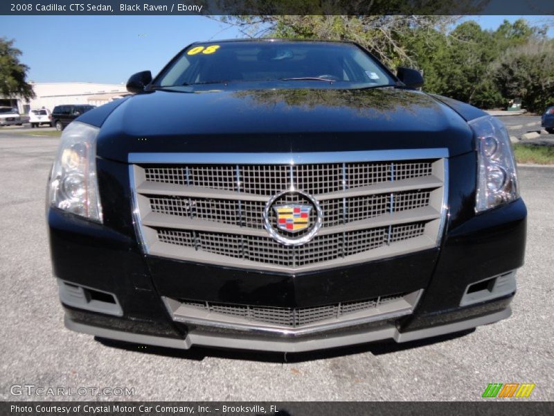 Black Raven / Ebony 2008 Cadillac CTS Sedan