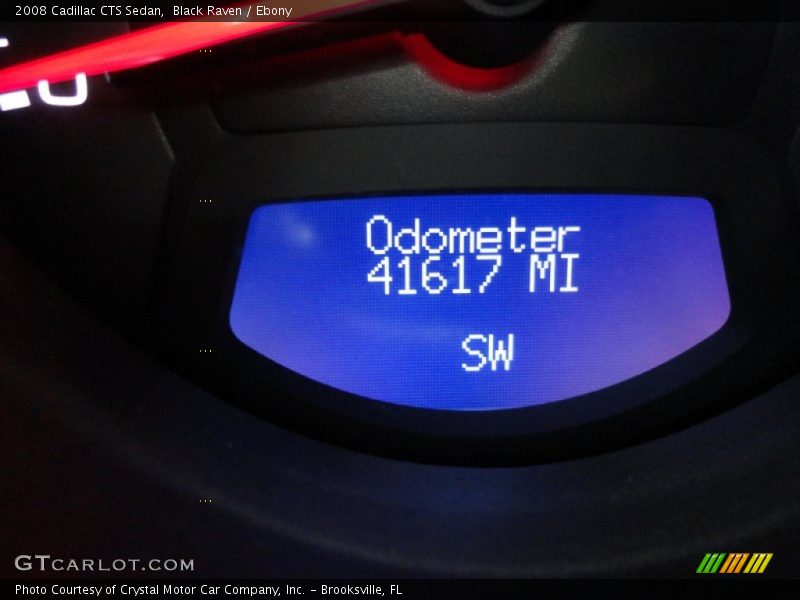 Black Raven / Ebony 2008 Cadillac CTS Sedan