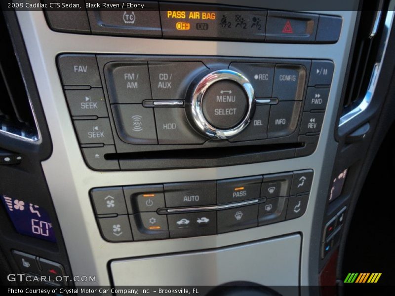 Black Raven / Ebony 2008 Cadillac CTS Sedan