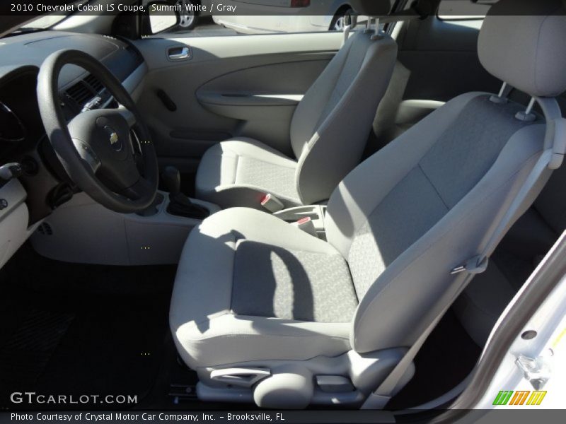 Summit White / Gray 2010 Chevrolet Cobalt LS Coupe