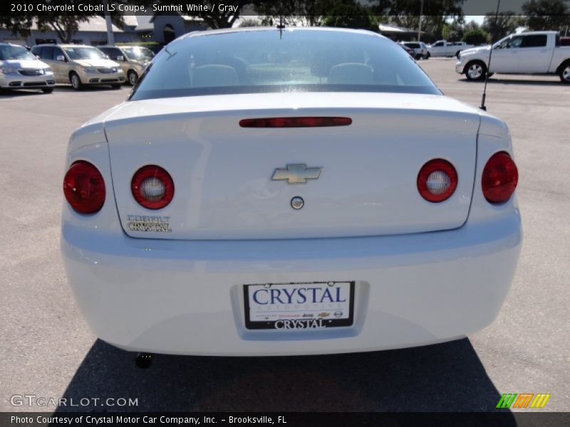 Summit White / Gray 2010 Chevrolet Cobalt LS Coupe