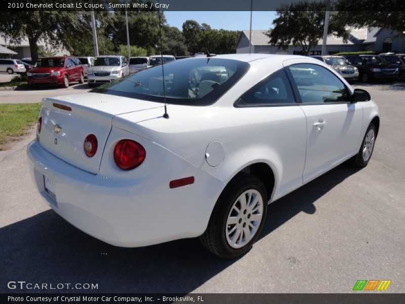 Summit White / Gray 2010 Chevrolet Cobalt LS Coupe