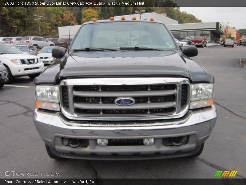 Black / Medium Flint 2003 Ford F350 Super Duty Lariat Crew Cab 4x4 Dually