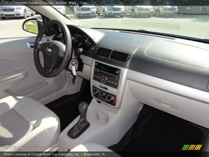 Summit White / Gray 2010 Chevrolet Cobalt LS Coupe