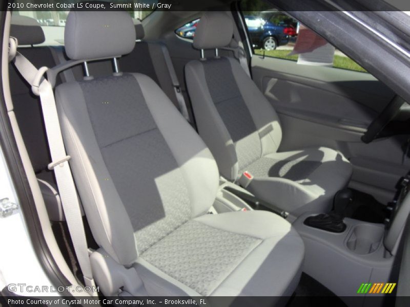  2010 Cobalt LS Coupe Gray Interior