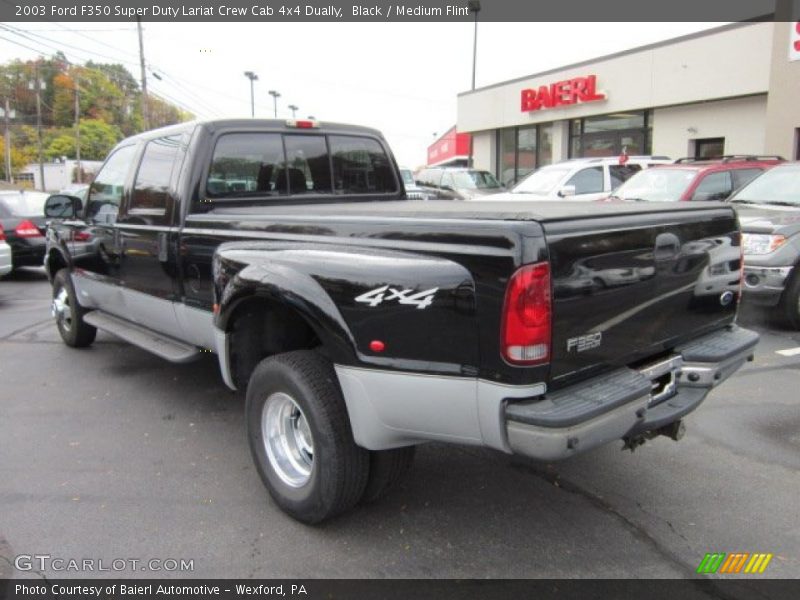 Black / Medium Flint 2003 Ford F350 Super Duty Lariat Crew Cab 4x4 Dually