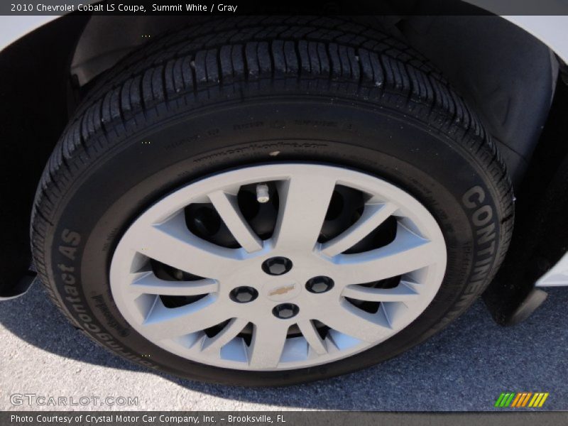 Summit White / Gray 2010 Chevrolet Cobalt LS Coupe