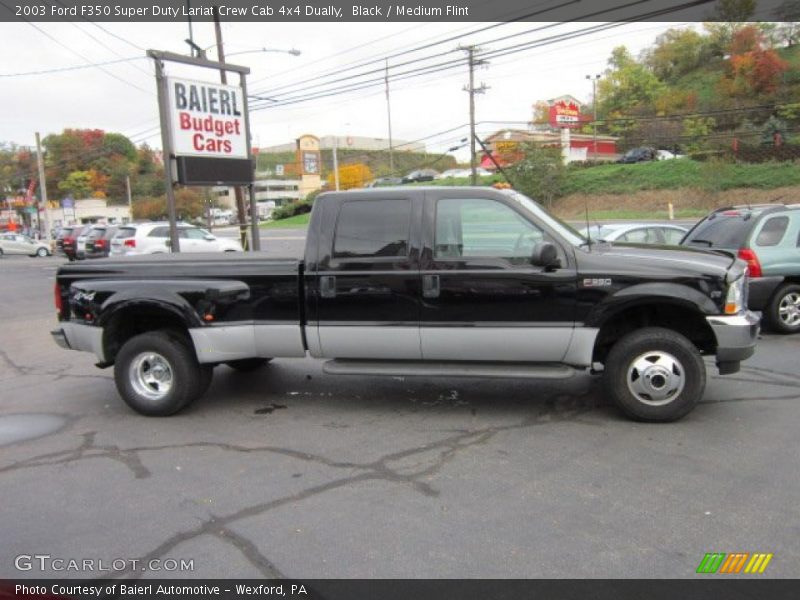 Black / Medium Flint 2003 Ford F350 Super Duty Lariat Crew Cab 4x4 Dually