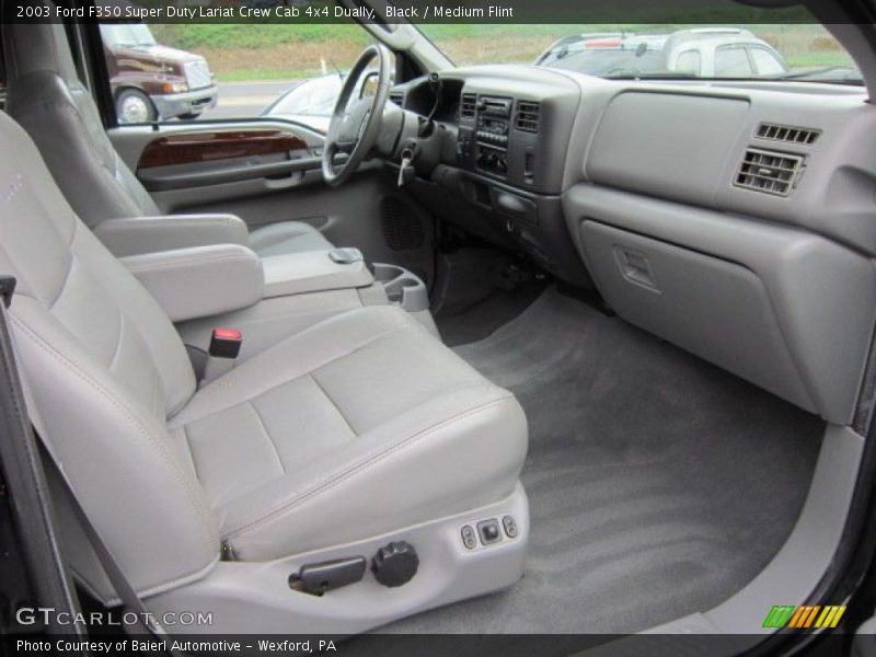 Black / Medium Flint 2003 Ford F350 Super Duty Lariat Crew Cab 4x4 Dually