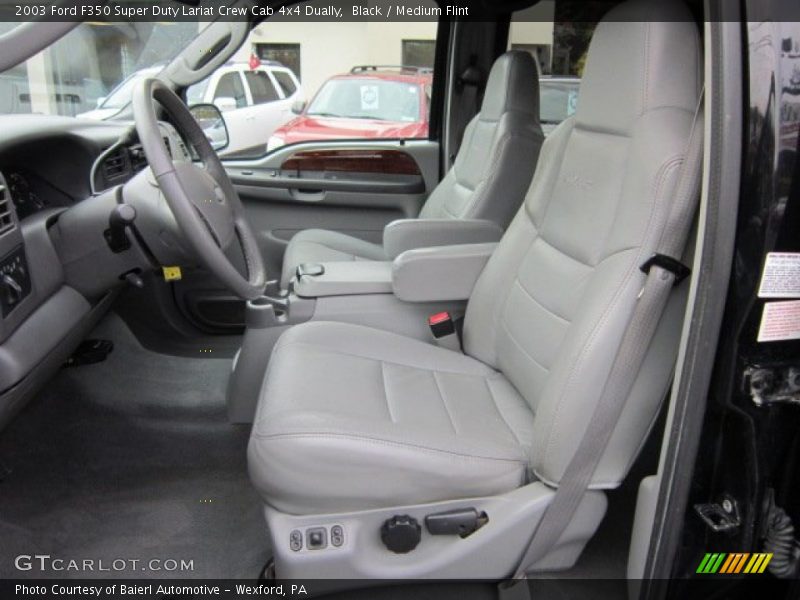 Black / Medium Flint 2003 Ford F350 Super Duty Lariat Crew Cab 4x4 Dually