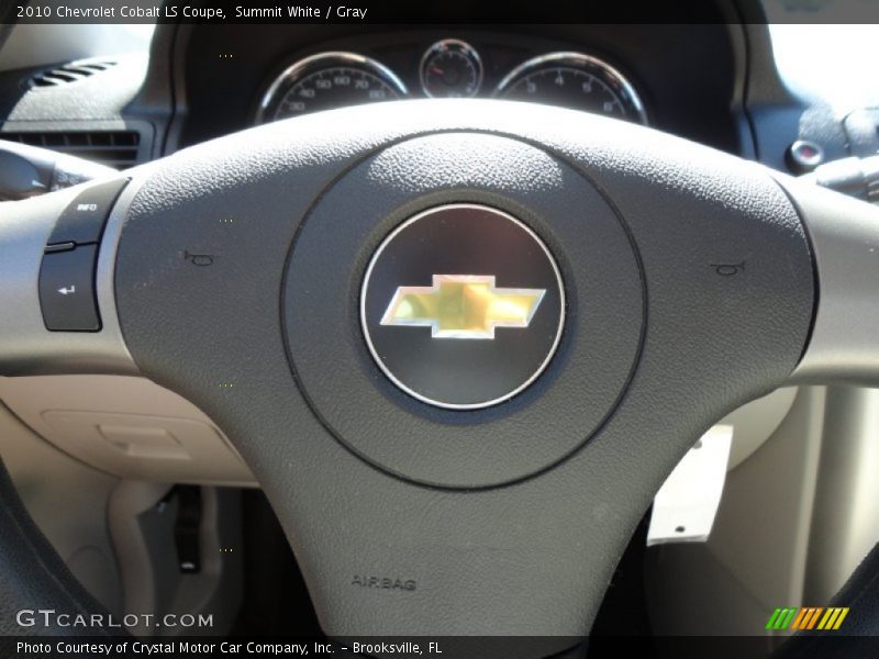 Summit White / Gray 2010 Chevrolet Cobalt LS Coupe