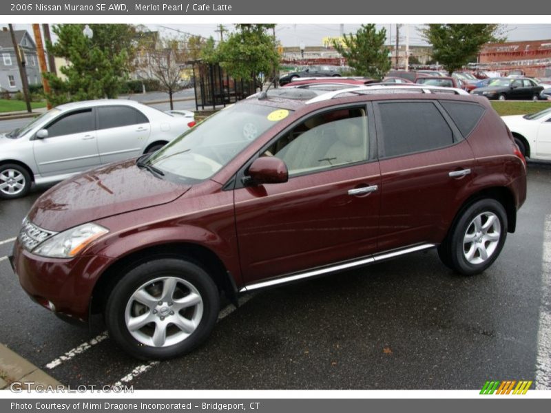 Merlot Pearl / Cafe Latte 2006 Nissan Murano SE AWD