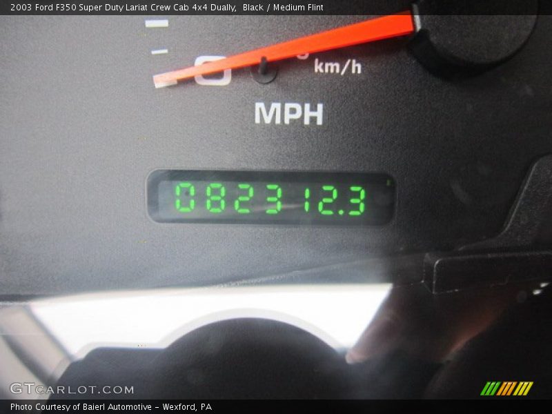 Black / Medium Flint 2003 Ford F350 Super Duty Lariat Crew Cab 4x4 Dually