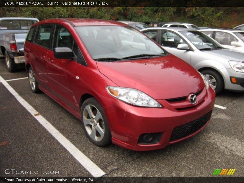 Cardinal Red Mica / Black 2006 Mazda MAZDA5 Touring