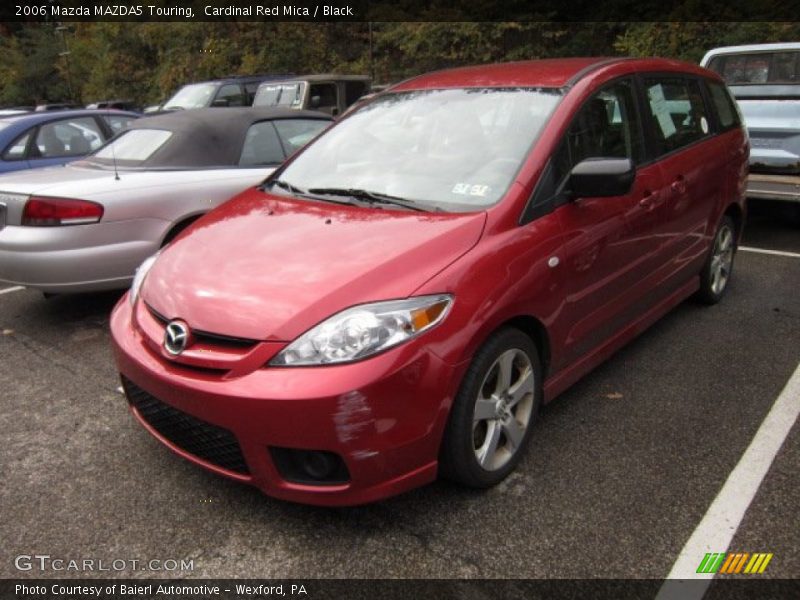 Cardinal Red Mica / Black 2006 Mazda MAZDA5 Touring