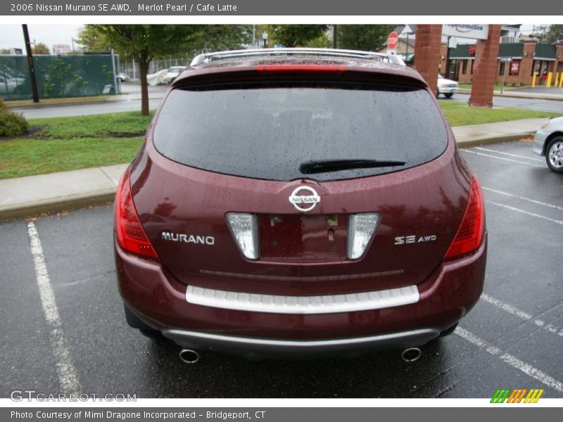 Merlot Pearl / Cafe Latte 2006 Nissan Murano SE AWD