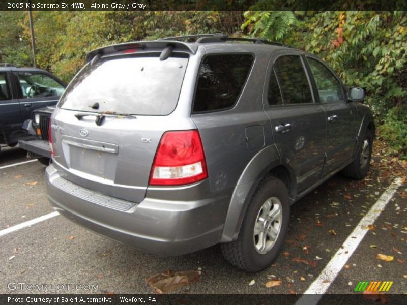 Alpine Gray / Gray 2005 Kia Sorento EX 4WD
