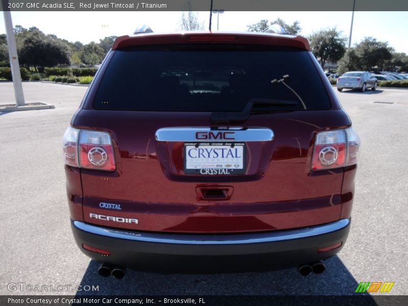 Red Jewel Tintcoat / Titanium 2007 GMC Acadia SLE