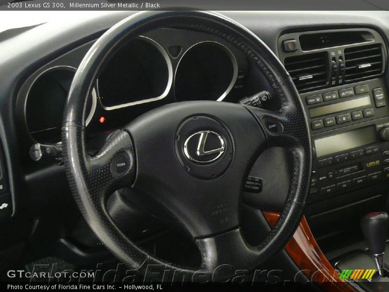 Millennium Silver Metallic / Black 2003 Lexus GS 300