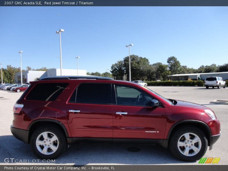 Red Jewel Tintcoat / Titanium 2007 GMC Acadia SLE