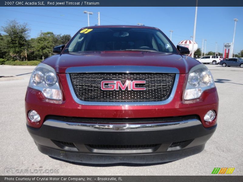 Red Jewel Tintcoat / Titanium 2007 GMC Acadia SLE