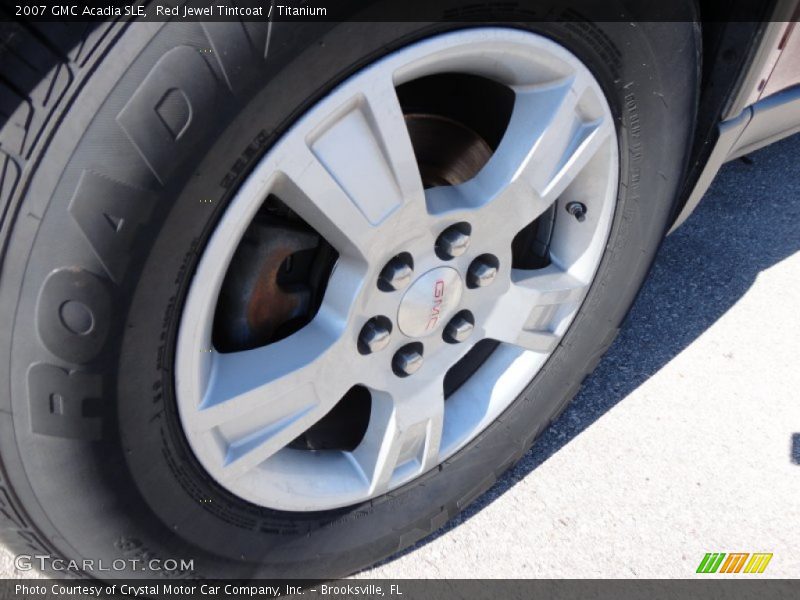 Red Jewel Tintcoat / Titanium 2007 GMC Acadia SLE