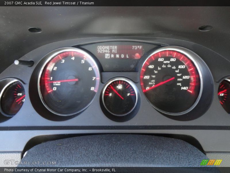Red Jewel Tintcoat / Titanium 2007 GMC Acadia SLE