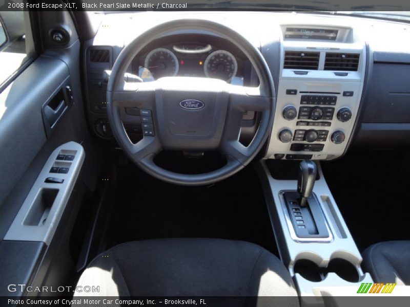 Black Pearl Slate Metallic / Charcoal 2008 Ford Escape XLT