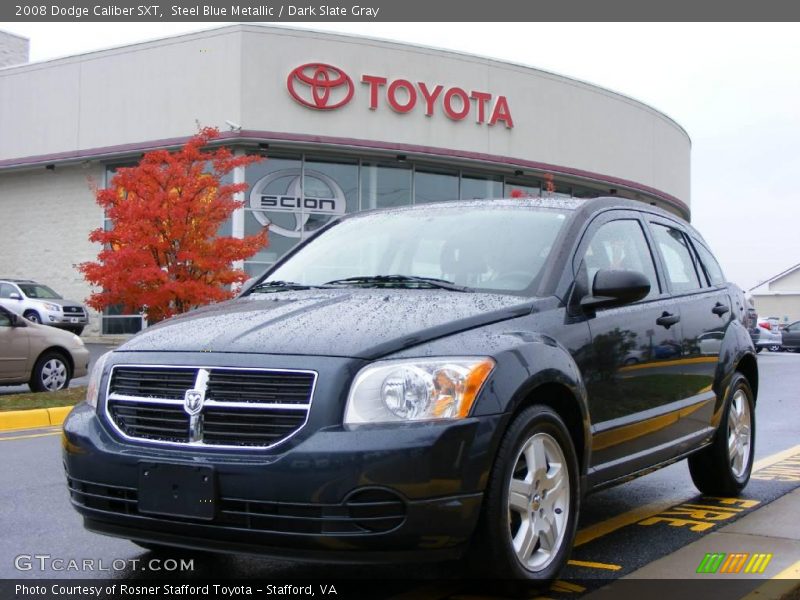 Steel Blue Metallic / Dark Slate Gray 2008 Dodge Caliber SXT