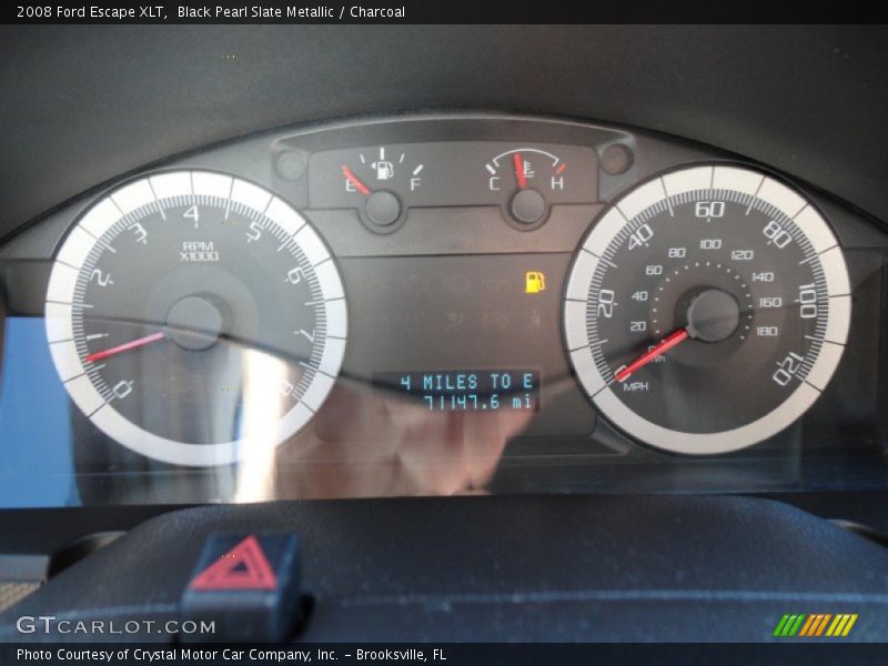 Black Pearl Slate Metallic / Charcoal 2008 Ford Escape XLT