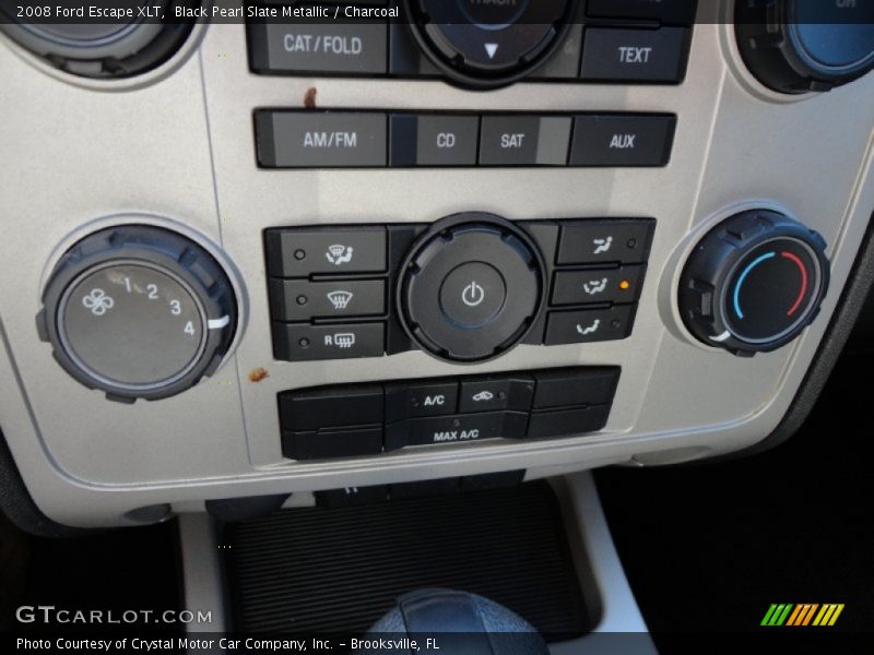 Black Pearl Slate Metallic / Charcoal 2008 Ford Escape XLT