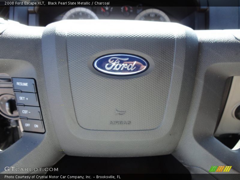 Black Pearl Slate Metallic / Charcoal 2008 Ford Escape XLT